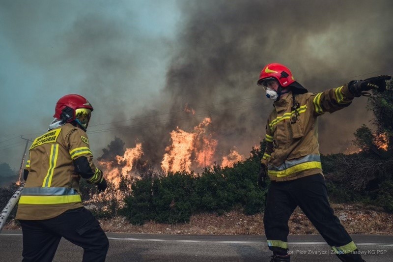 Polscy strażacy pomogą w gaszeniu pożarów we Francji.