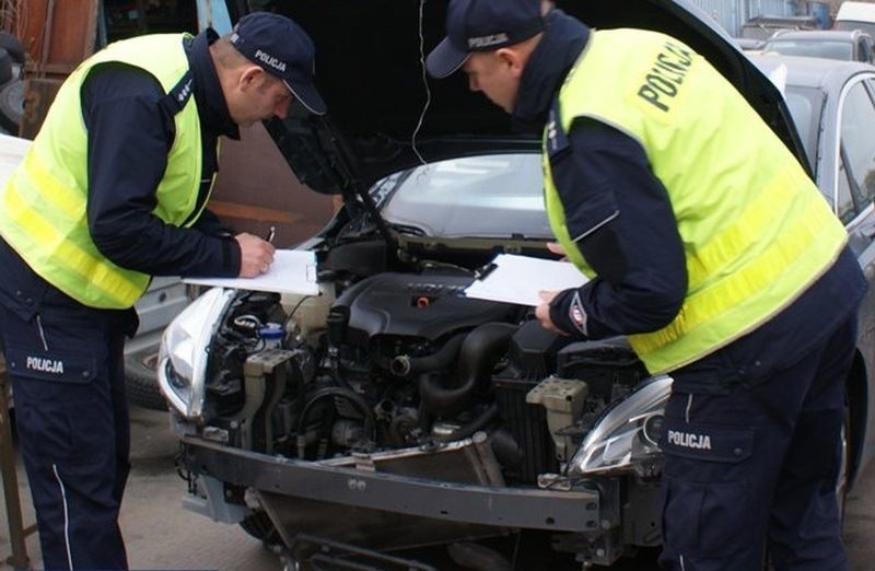 Śrem. Dziupla, a w niej kradzione auta warte milion zł (zdjęcia, wideo)