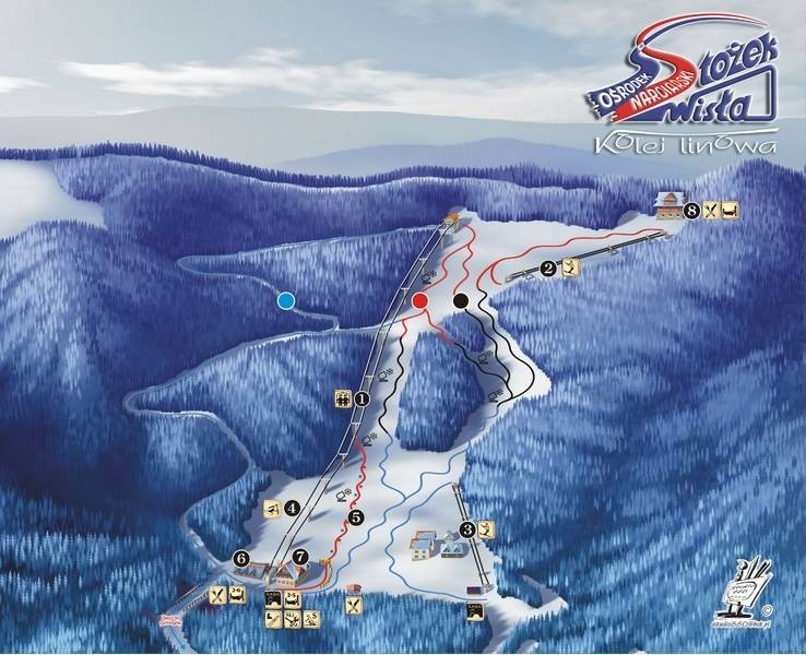 Ośrodek narciarski Stożek w Wiśle usytuowany jest na...