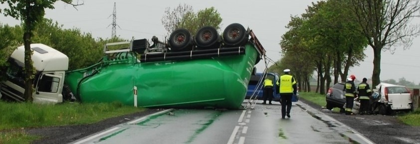 Wypadek w okolicy Kijewa