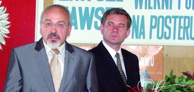 Zastępcą burmistrza Kazimierza Kożuchowskiego (z lewej) pozostanie Tomasz Śpiczko.