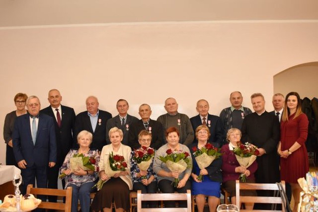 Jubileusz Złotych Godów w gminie Chotcza obchodziło w tym roku sześć par małżeńskich.