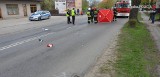 Myszków: Śmiertelne potrącenie pieszej na ul. Wolności ZDJĘCIA