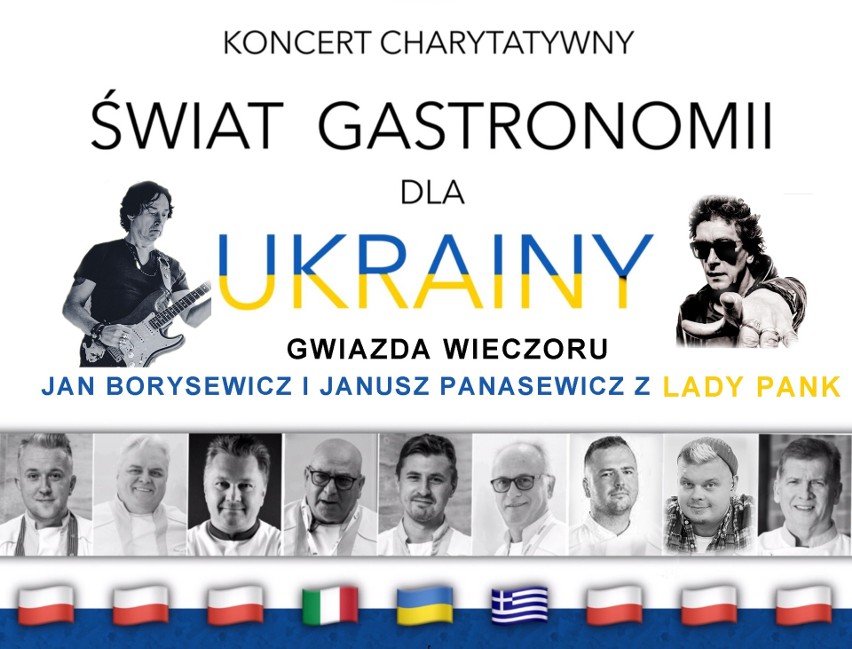 Świat Gastronomii dla Ukrainy - koncert charytatywny        