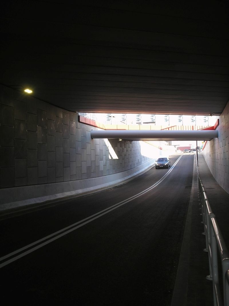 Otwarcie tunelu w Rzgowie