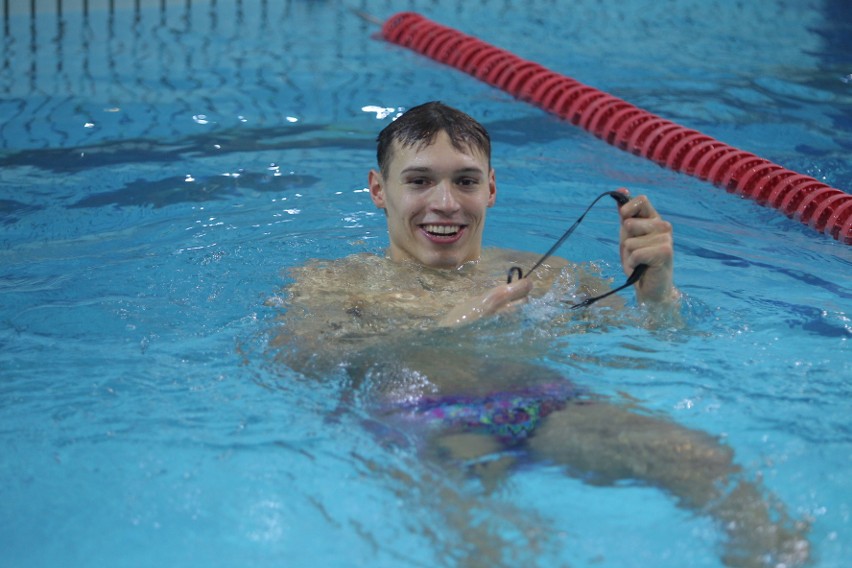 Kacper Majchrzak – sportowiec, pływak Warty Poznań,...