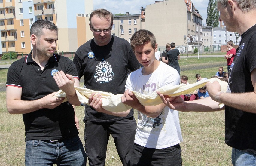 Start balonu stratosferycznego w Grudziądzu