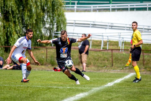 Roman Bezjak zdobył jedną z bramek dla Jagi w meczu z Dinamem Bukareszt