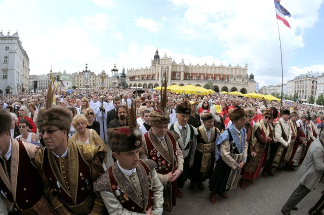 Procesja Bożego Ciała, Kraków 2012 r.