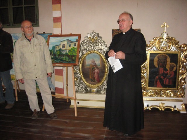 Ks. Otton Szymków zawsze chętnie gości w kościele artystów