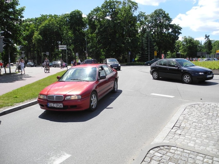 Zamknięta szóstka w Lęborku zablokowała miasto