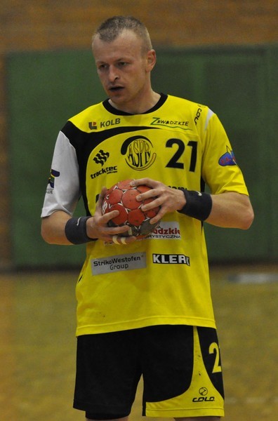 Łukasz Gradowski zdobył pięć bramek dla zespołu z Zawadzkiego.