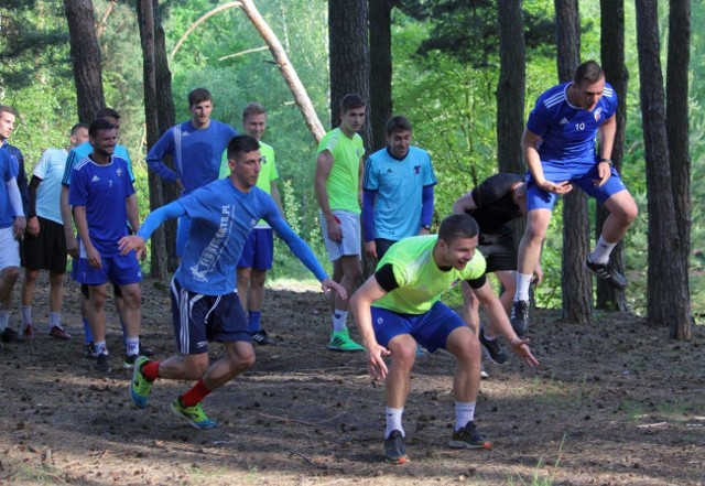 Piłkarze Broni trenowali ostatnio w Lesie w Kosowie