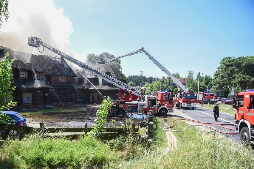 Antoninek: Pożar restauracji Młyńskie Koło