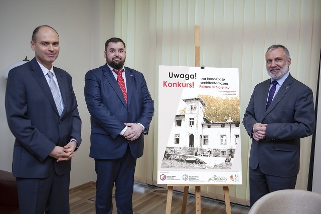 Pierwszym wyzwaniem - opracowanie koncepcji architektonicznej adaptacji pałacu w Sicienku