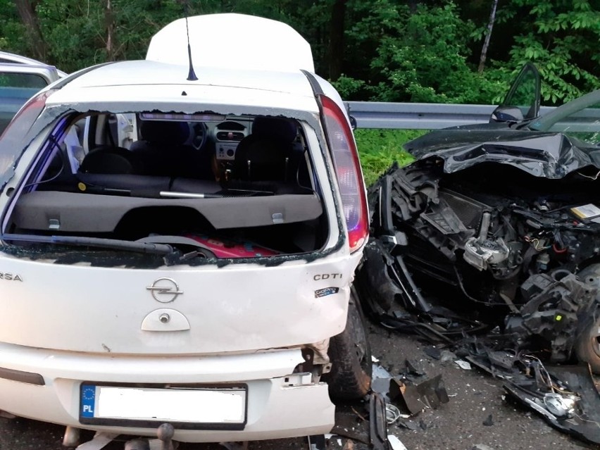 Harbutowice. Wypadek na drodze wojewódzkiej. Ruch odbywa się już normalnie