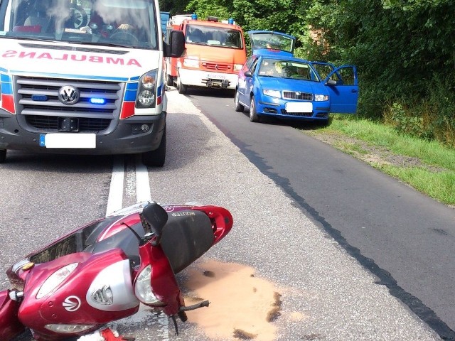 Wypadek w Niechorzu. Motocyklista zderzył się z ciężarówką. Zginął na miejscu