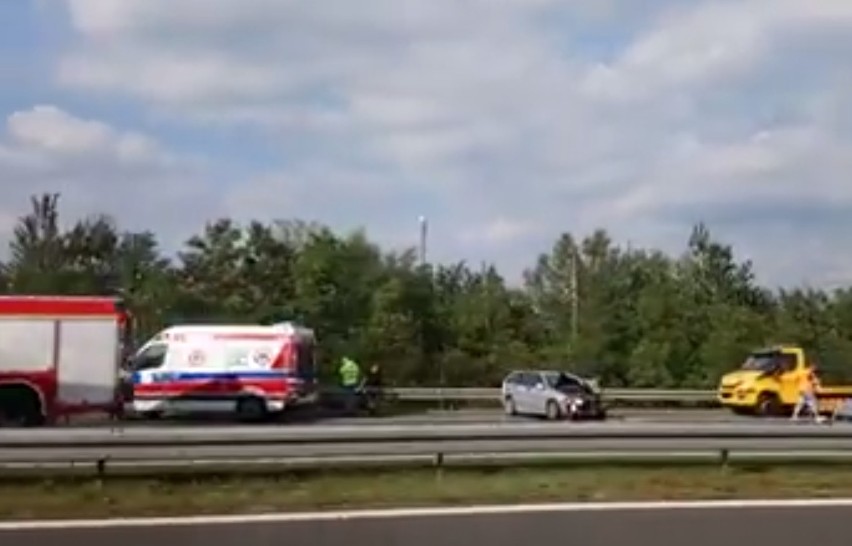 Wypadek na A4 w Rudzie Śląskiej. Zderzenie dwóch ciężarówek i trzech osobówek