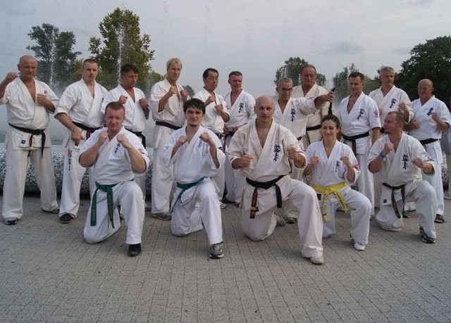 Reprezentanci MKKK podczas jednego z treningów (w pierwszym rzędzie)