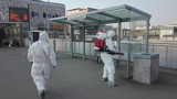 Strażacy ochotnicy dezynfekują Poznań. Ma to pomóc w walce z koronawirusem