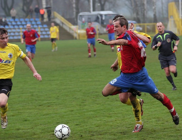 W środowym meczu IV ligi Pomorze, Gryf 95 Slupsk przegral z...