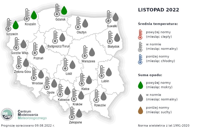 Pogoda długoterminowa na zimę 2022/2023. Czekają nas opady powyżej normy oraz częste burze i wichury 14.10.22