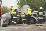 Osieczna: Po tragicznym wypadku kierowca mercedesa jest pilnowany w szpitalu przez policję. Usłyszy zarzuty