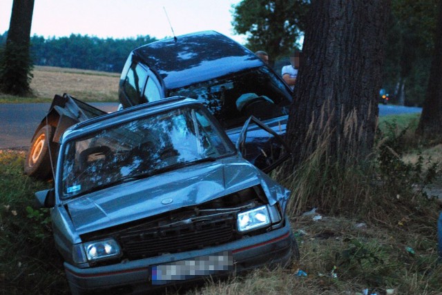 Wypadek na trasie Jarocin - Żerków.