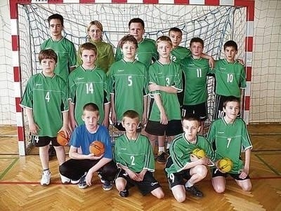 Drużyna piłkarzy ręcznych ze Szkoły Podstawowej nr 9 z Zakopanego-Harendy Fot. Zdzisław Karaś