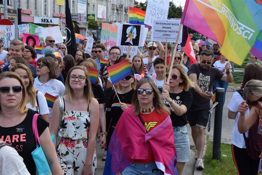 I Marsz Równości w Częstochowie. Były próby jego...