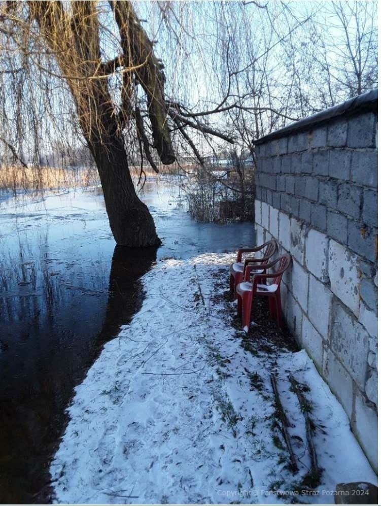Alarm powodziowy w Sulejowe w Łódzkiem