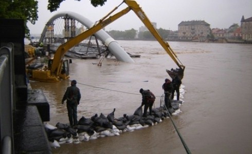 Powódź w Krakowie.