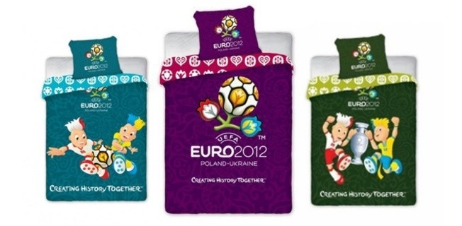 Pościel Euro 2012 dostępna jest w różnych kolorach...