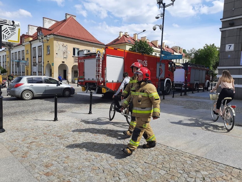 Białystok. Straż pożarna interweniowała w banku przy ul....