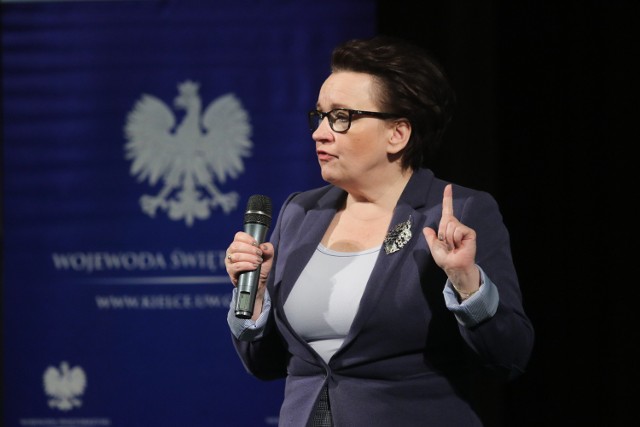 Minister edukacji Anna Zalewska