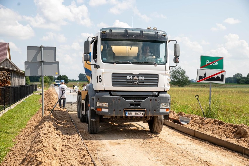 Betonowe drogi w gminie Brańsk