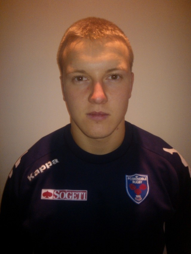 18-letni Grzegorz Szczepański, wychowanek lubelskich Budowlanych reprezentuje obecnie barwy francuskiego FC Grenoble Rugby