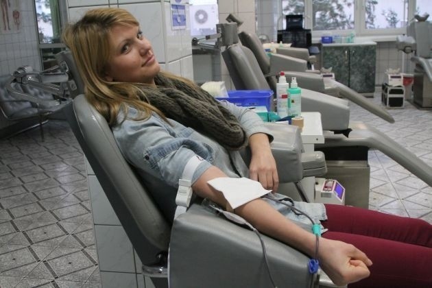 Emilia Czaplińska, studentka PŁ oddała krew już cztery razy...