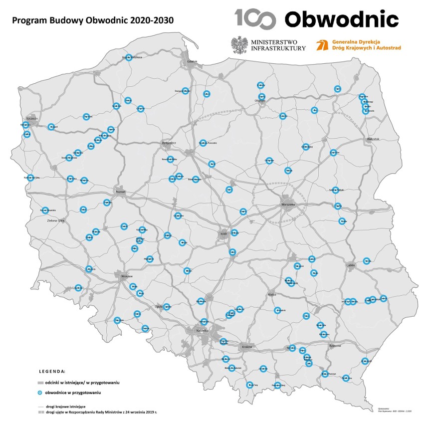 100 nowych obwodnic w Polsce. A ile powstanie w zachodniopomorskim?