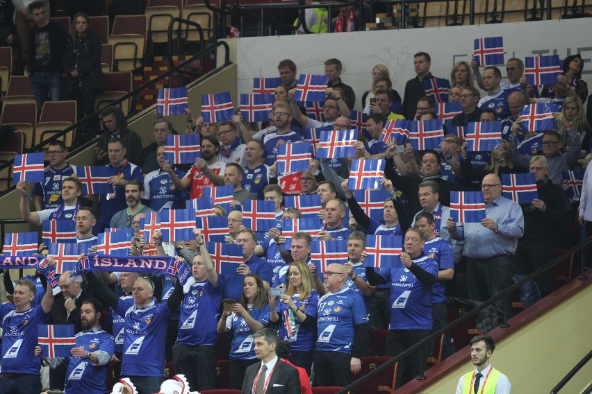 Euro 2016 piłkarzy ręcznych: Islandia - Białoruś w Katowicach [ZDJĘCIA KIBICÓW]