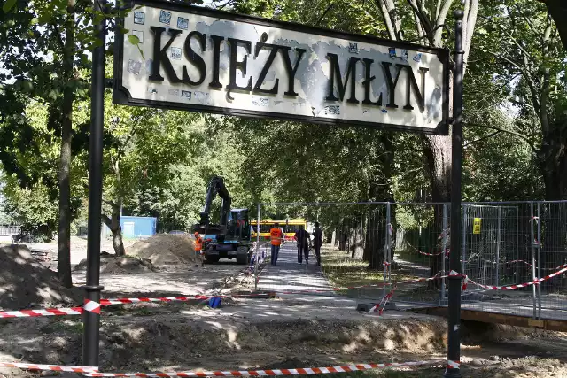 Na Księżym Młynie rozpoczęły się kolejne prace rewitalizacyjne