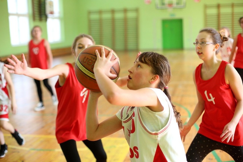 Koszykówka. Turniej towarzyski dziewcząt. Salos Sł...