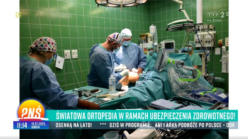 Ostrów Maz. O robocie Navio w programie Pytanie na Śniadanie. "Światowa ortopedia w ramach ubezpieczenia zdrowotnego w Ostrowi Mazowieckiej"