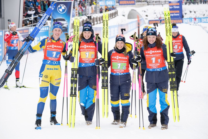 Szwedki zajęły drugie miejsce w sztafecie w Hochfilzen