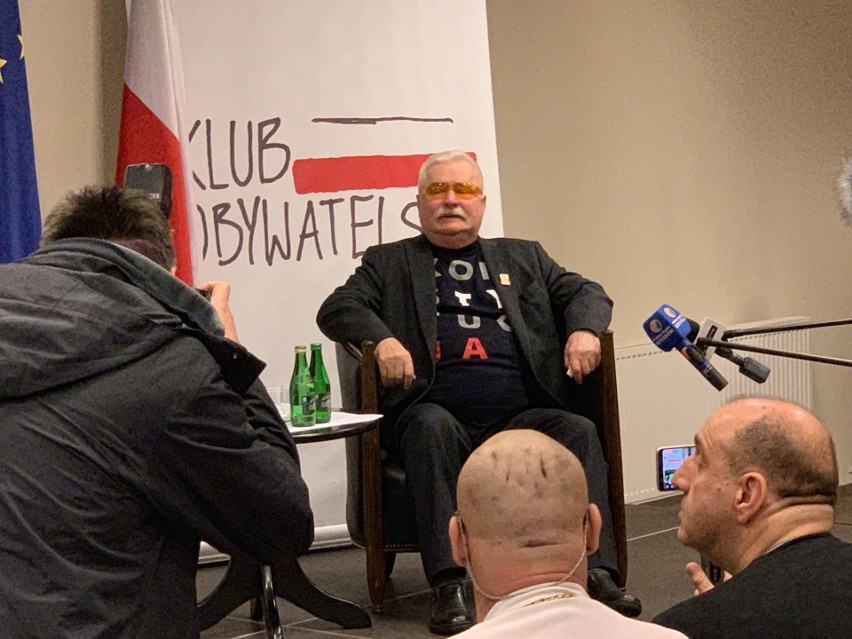 Lech Wałęsa spotkał się z mieszkańcami Rzeszowa.