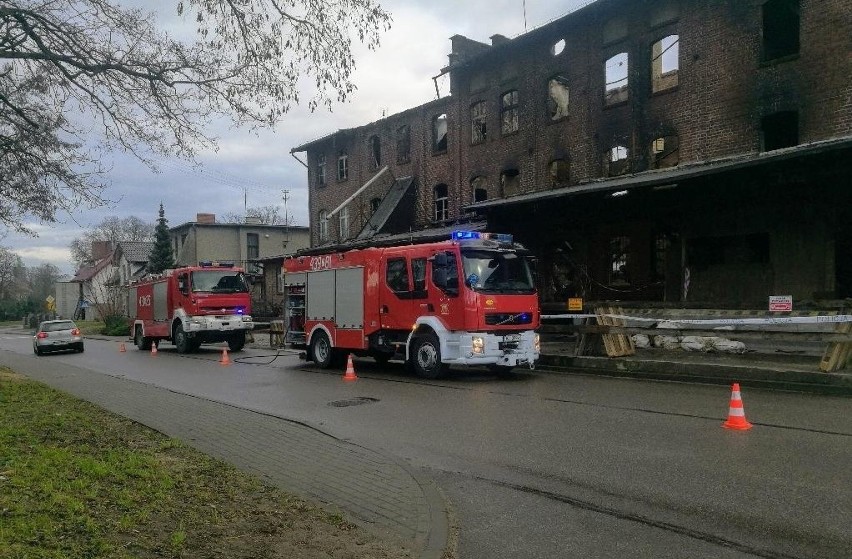 Tak wygląda młyn w Byczynie po pożarze.