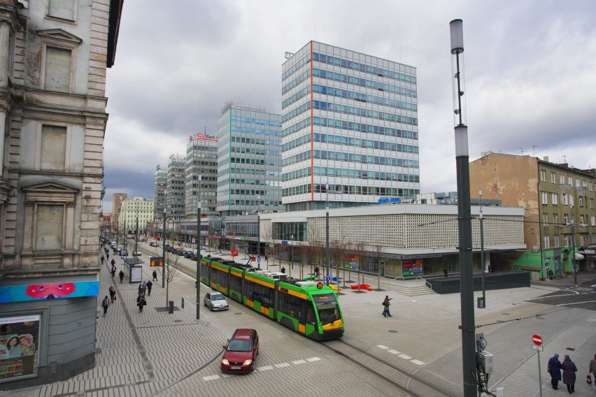 Czy na ulicy Święty Marcin przyjmą się i zakwitną drzewa?...