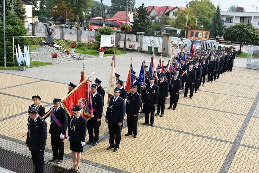 Strażacy z gminy Rusinów pielgrzymowali do Niepokalanowa