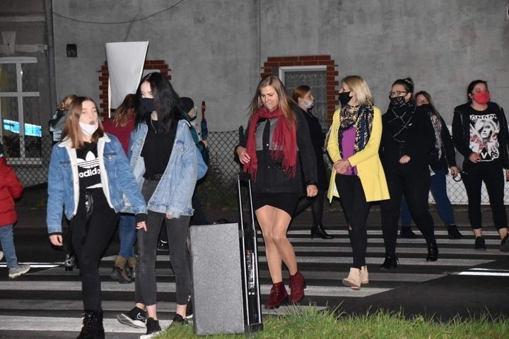 Strajk kobiet w Łasinie. Drugi dzień