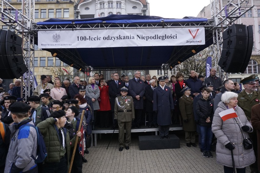 Poznaniacy świętują 100. rocznicę odzyskania niepodległości...